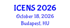 International Conference on Engineering and Natural Sciences (ICENS) October 18, 2026 - Budapest, Hungary
