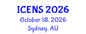 International Conference on Engineering and Natural Sciences (ICENS) October 18, 2026 - Sydney, Australia