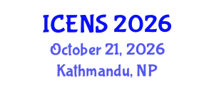International Conference on Engineering and Natural Sciences (ICENS) October 21, 2026 - Kathmandu, Nepal