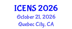 International Conference on Engineering and Natural Sciences (ICENS) October 21, 2026 - Quebec City, Canada