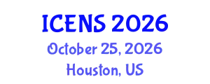 International Conference on Engineering and Natural Sciences (ICENS) October 25, 2026 - Houston, United States