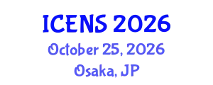 International Conference on Engineering and Natural Sciences (ICENS) October 25, 2026 - Osaka, Japan