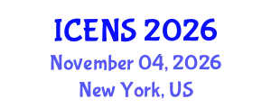 International Conference on Engineering and Natural Sciences (ICENS) November 04, 2026 - New York, United States