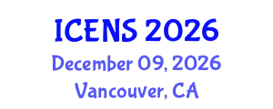 International Conference on Engineering and Natural Sciences (ICENS) December 09, 2026 - Vancouver, Canada