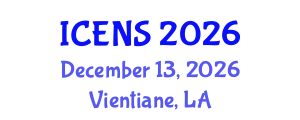 International Conference on Engineering and Natural Sciences (ICENS) December 13, 2026 - Vientiane, Laos