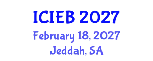 International Conference on Innovation in Economics and Business (ICIEB) February 18, 2027 - Jeddah, Saudi Arabia