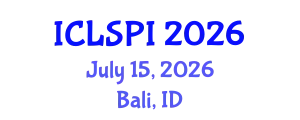 International Conference on Legal, Security and Privacy Issues (ICLSPI) July 15, 2026 - Bali, Indonesia