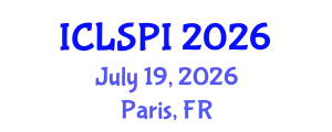 International Conference on Legal, Security and Privacy Issues (ICLSPI) July 19, 2026 - Paris, France