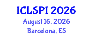 International Conference on Legal, Security and Privacy Issues (ICLSPI) August 16, 2026 - Barcelona, Spain