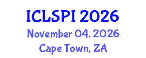 International Conference on Legal, Security and Privacy Issues (ICLSPI) November 04, 2026 - Cape Town, South Africa