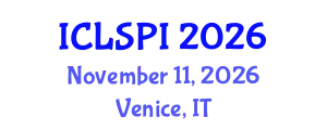 International Conference on Legal, Security and Privacy Issues (ICLSPI) November 11, 2026 - Venice, Italy