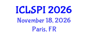 International Conference on Legal, Security and Privacy Issues (ICLSPI) November 18, 2026 - Paris, France