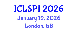 International Conference on Legal, Security and Privacy Issues (ICLSPI) January 19, 2026 - London, United Kingdom