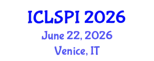 International Conference on Legal, Security and Privacy Issues (ICLSPI) June 22, 2026 - Venice, Italy