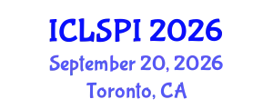 International Conference on Legal, Security and Privacy Issues (ICLSPI) September 20, 2026 - Toronto, Canada