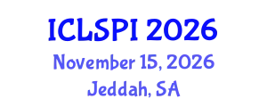 International Conference on Legal, Security and Privacy Issues (ICLSPI) November 15, 2026 - Jeddah, Saudi Arabia