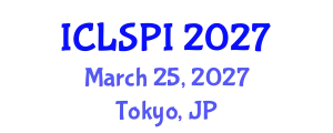International Conference on Legal, Security and Privacy Issues (ICLSPI) March 25, 2027 - Tokyo, Japan