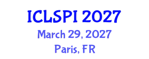 International Conference on Legal, Security and Privacy Issues (ICLSPI) March 29, 2027 - Paris, France