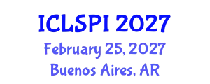 International Conference on Legal, Security and Privacy Issues (ICLSPI) February 25, 2027 - Buenos Aires, Argentina