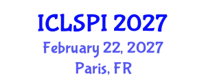 International Conference on Legal, Security and Privacy Issues (ICLSPI) February 22, 2027 - Paris, France