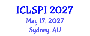 International Conference on Legal, Security and Privacy Issues (ICLSPI) May 17, 2027 - Sydney, Australia