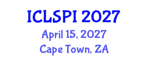 International Conference on Legal, Security and Privacy Issues (ICLSPI) April 15, 2027 - Cape Town, South Africa