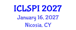 International Conference on Legal, Security and Privacy Issues (ICLSPI) January 16, 2027 - Nicosia, Cyprus