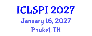 International Conference on Legal, Security and Privacy Issues (ICLSPI) January 16, 2027 - Phuket, Thailand