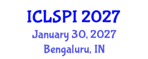 International Conference on Legal, Security and Privacy Issues (ICLSPI) January 30, 2027 - Bengaluru, India