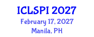 International Conference on Legal, Security and Privacy Issues (ICLSPI) February 17, 2027 - Manila, Philippines