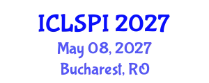 International Conference on Legal, Security and Privacy Issues (ICLSPI) May 08, 2027 - Bucharest, Romania