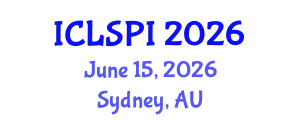 International Conference on Legal, Security and Privacy Issues (ICLSPI) June 15, 2026 - Sydney, Australia