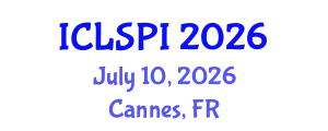 International Conference on Legal, Security and Privacy Issues (ICLSPI) July 10, 2026 - Cannes, France