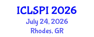 International Conference on Legal, Security and Privacy Issues (ICLSPI) July 24, 2026 - Rhodes, Greece