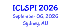 International Conference on Legal, Security and Privacy Issues (ICLSPI) September 06, 2026 - Sydney, Australia