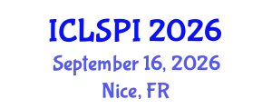 International Conference on Legal, Security and Privacy Issues (ICLSPI) September 16, 2026 - Nice, France