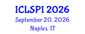 International Conference on Legal, Security and Privacy Issues (ICLSPI) September 20, 2026 - Naples, Italy
