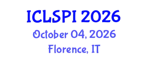 International Conference on Legal, Security and Privacy Issues (ICLSPI) October 04, 2026 - Florence, Italy