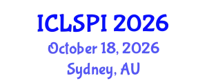 International Conference on Legal, Security and Privacy Issues (ICLSPI) October 18, 2026 - Sydney, Australia