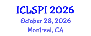 International Conference on Legal, Security and Privacy Issues (ICLSPI) October 28, 2026 - Montreal, Canada