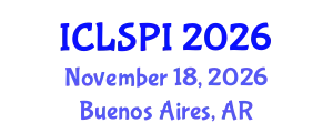 International Conference on Legal, Security and Privacy Issues (ICLSPI) November 18, 2026 - Buenos Aires, Argentina