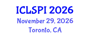 International Conference on Legal, Security and Privacy Issues (ICLSPI) November 29, 2026 - Toronto, Canada