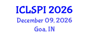 International Conference on Legal, Security and Privacy Issues (ICLSPI) December 09, 2026 - Goa, India