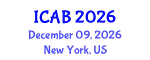 International Conference on Advances in Biology (ICAB) December 09, 2026 - New York, United States