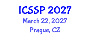 International Conference on Statistical Signal Processing (ICSSP) March 22, 2027 - Prague, Czechia