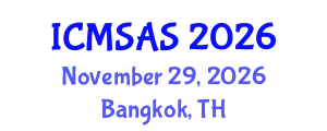 International Conference on Mobile Systems, Applications and Services (ICMSAS) November 29, 2026 - Bangkok, Thailand