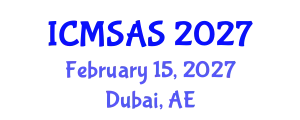 International Conference on Mobile Systems, Applications and Services (ICMSAS) February 15, 2027 - Dubai, United Arab Emirates