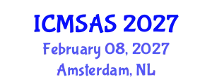 International Conference on Mobile Systems, Applications and Services (ICMSAS) February 08, 2027 - Amsterdam, Netherlands