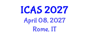 International Conference on Anthropology and Sustainability (ICAS) April 08, 2027 - Rome, Italy