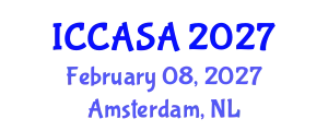International Conference on Computer Animation and Social Agents (ICCASA) February 08, 2027 - Amsterdam, Netherlands